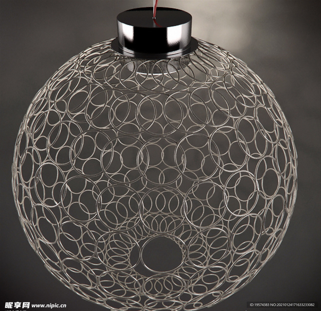 C4D 模型吊灯