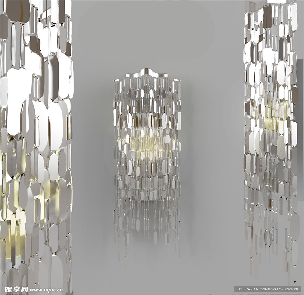C4D 模型吊灯