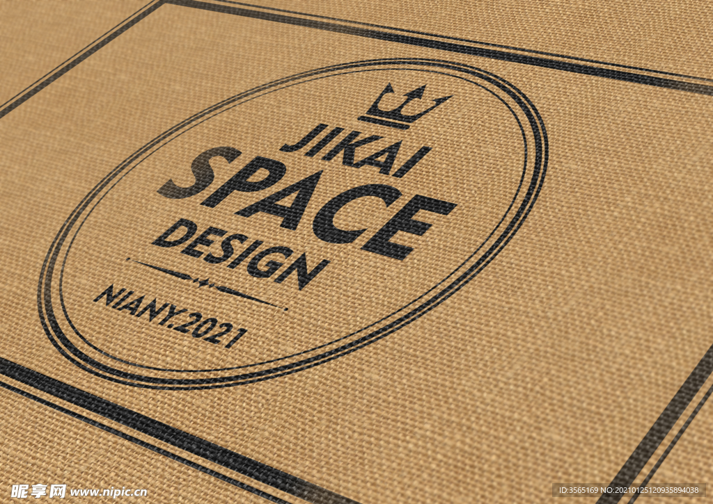 质感纹理背景LOGO贴图样机