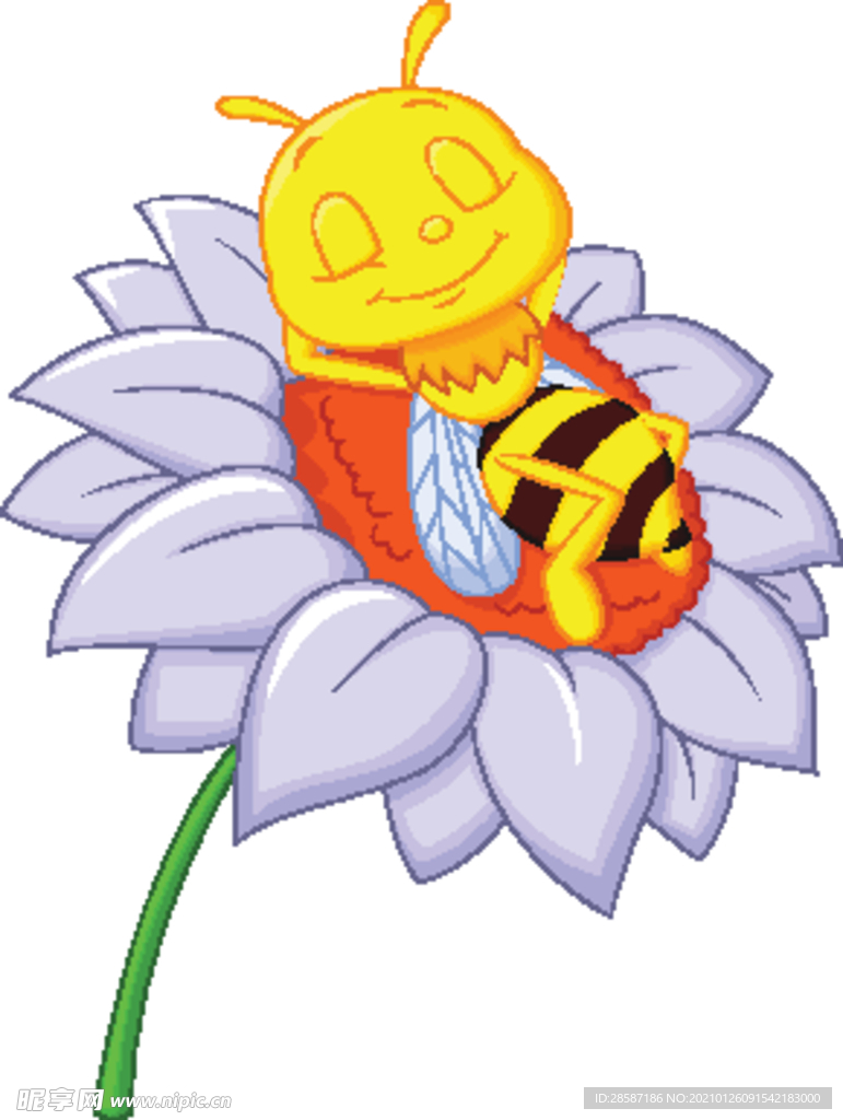 花朵蜜蜂