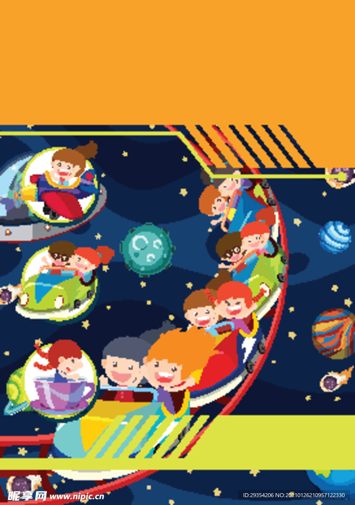 卡通儿童插画图片