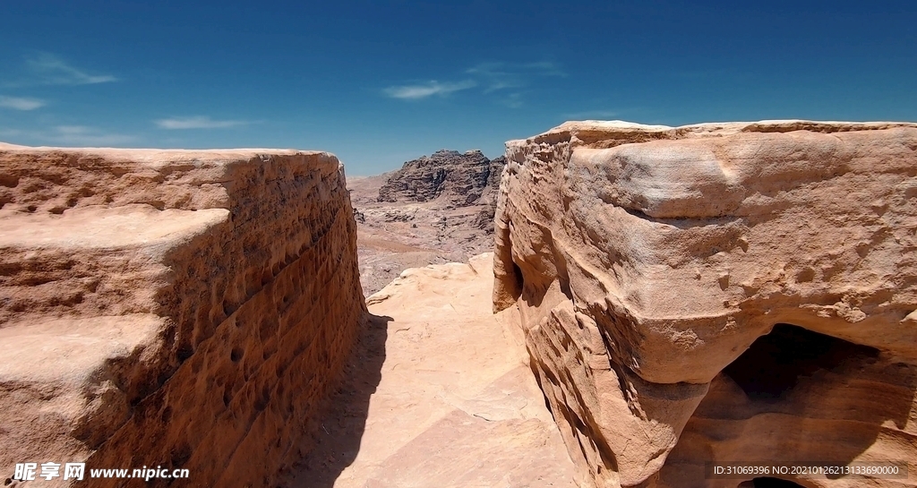 高清航拍远山景色