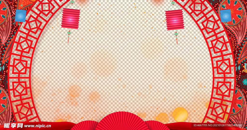 春节祝福视频  拜年视频边框