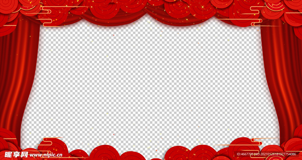 春节祝福视频  拜年视频边框