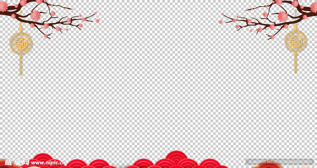 春节祝福视频  拜年视频边框