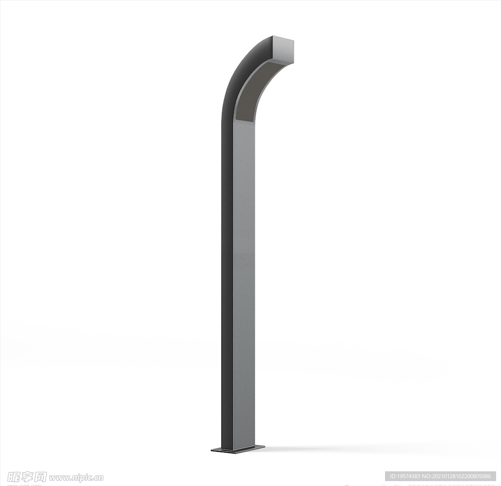 C4D模型 路灯街灯现代
