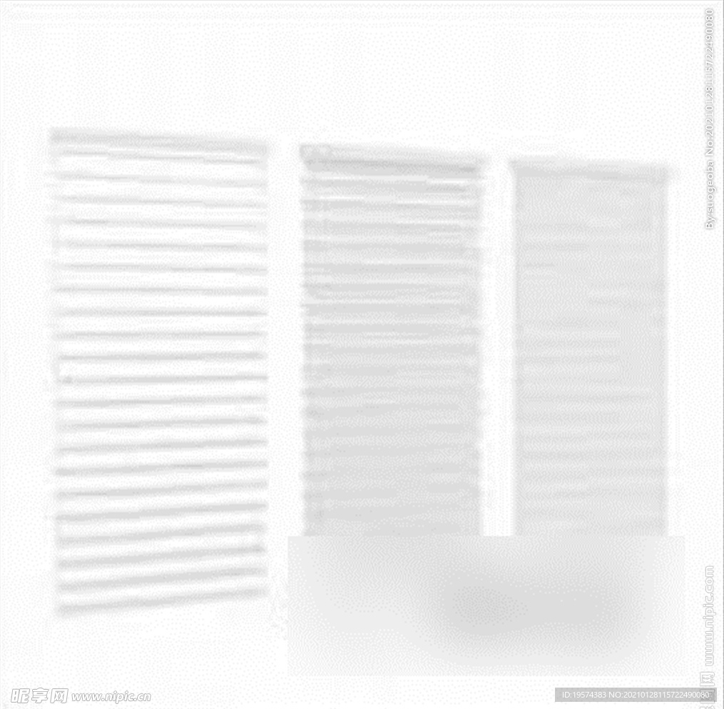 C4D模型 窗帘
