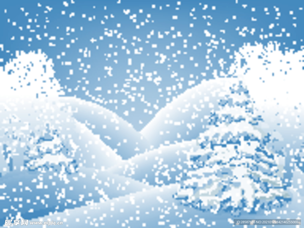 下雪背景