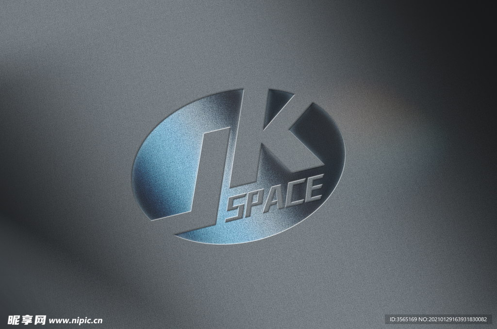 细密材质烫印LOGO样机