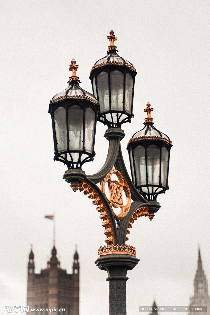 复古路灯