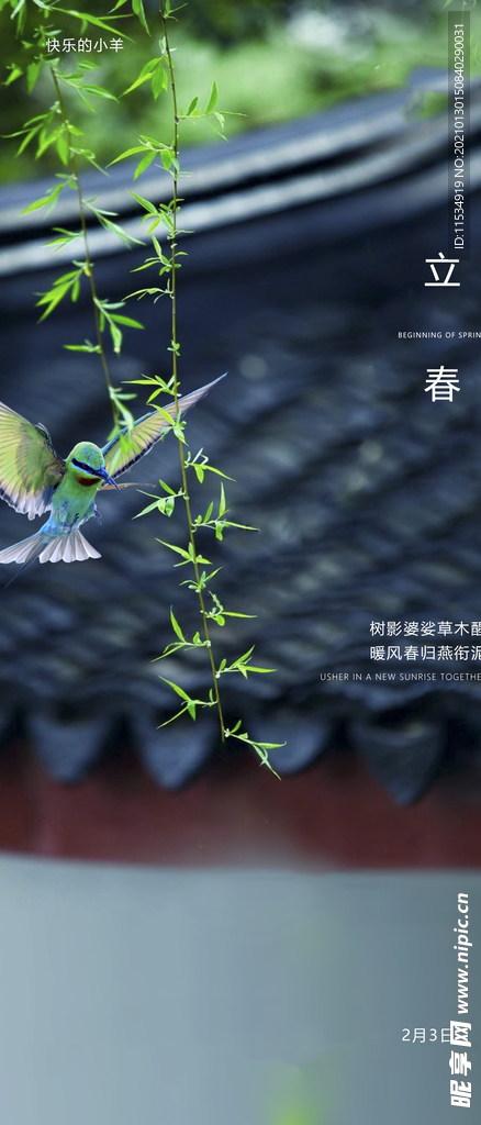 立春节气海报