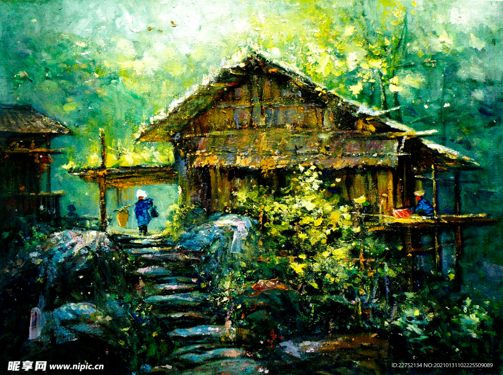 油画