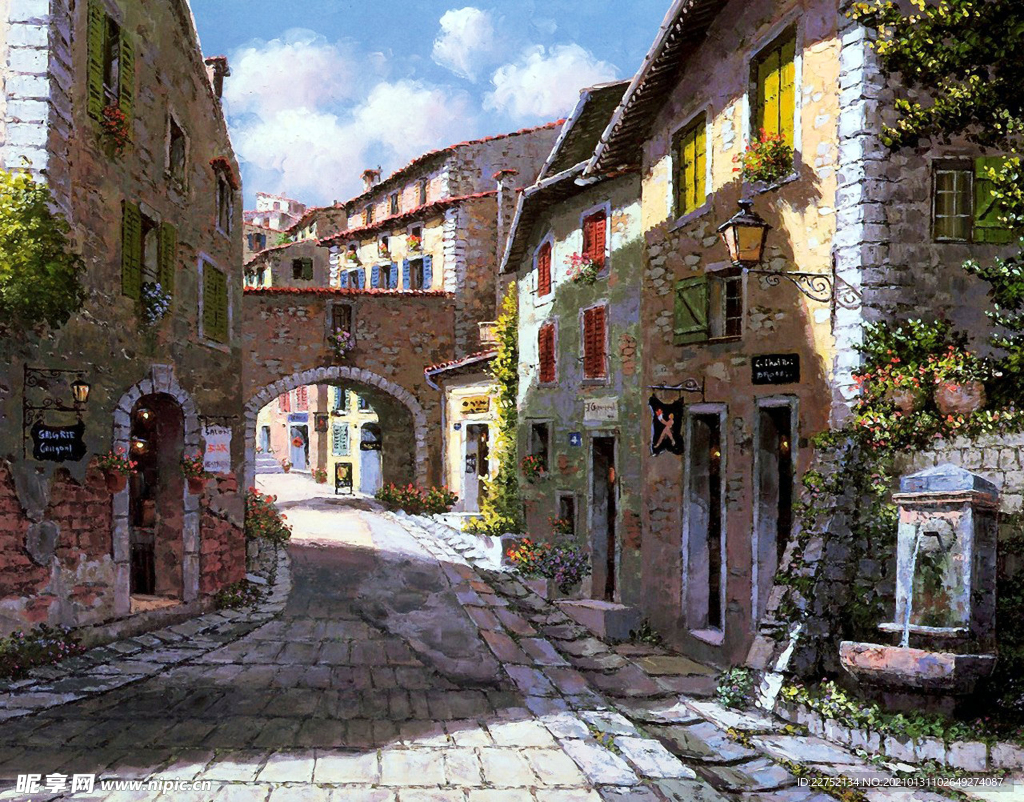 油画
