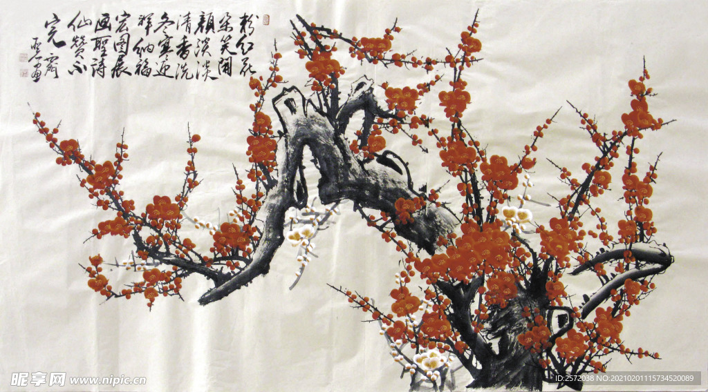 红花笑开顔