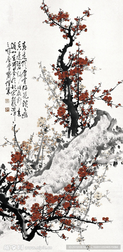 红梅图