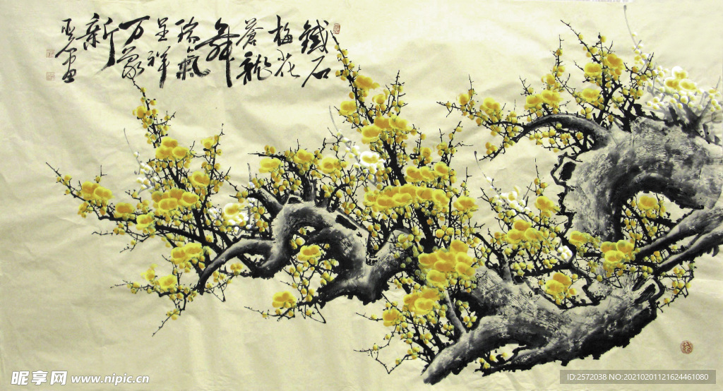 铁石梅花苍龙舞