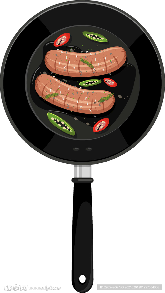 餐饮烹饪主题卡通插画图片