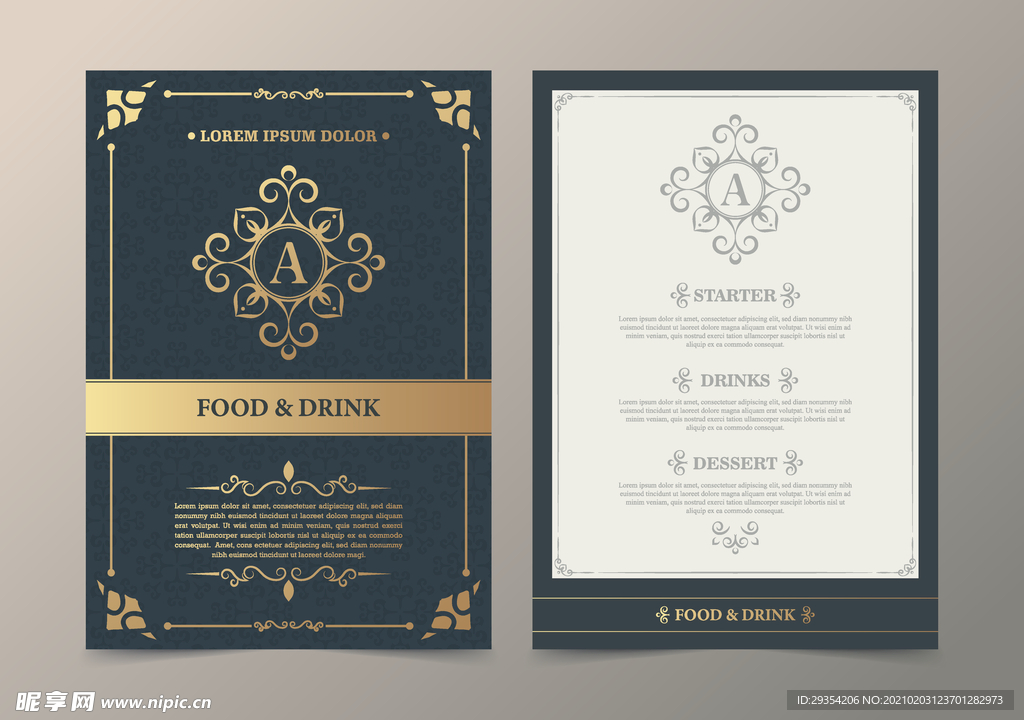 茶餐厅折页菜单图片