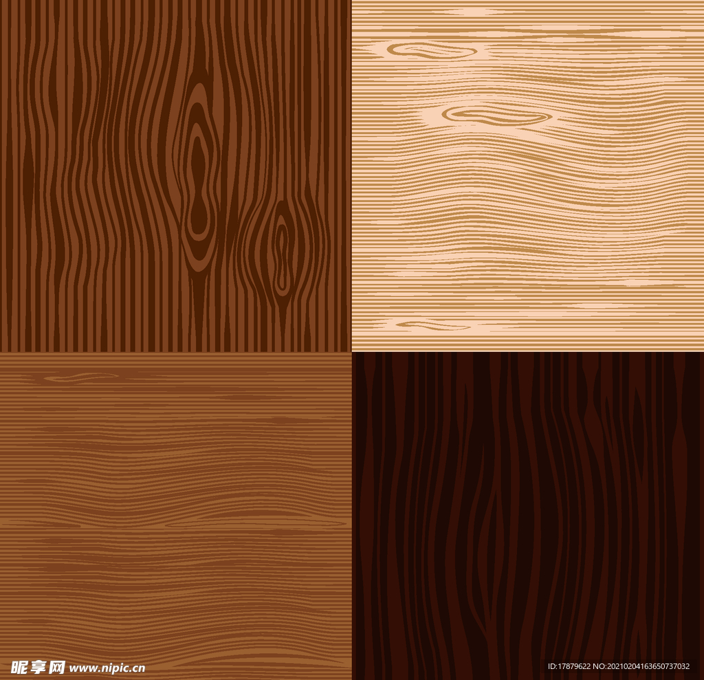 矢量木纹底纹
