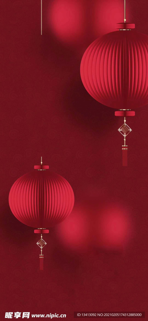红色背景