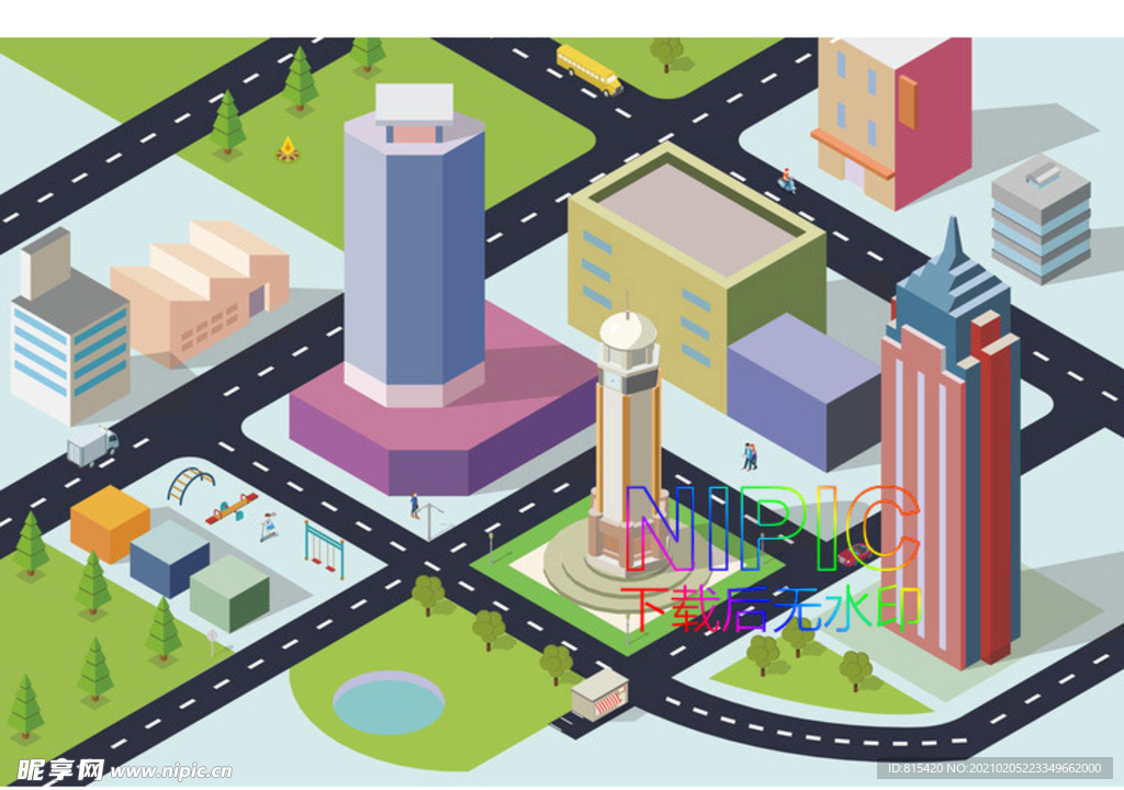 2.5d城市素材文件