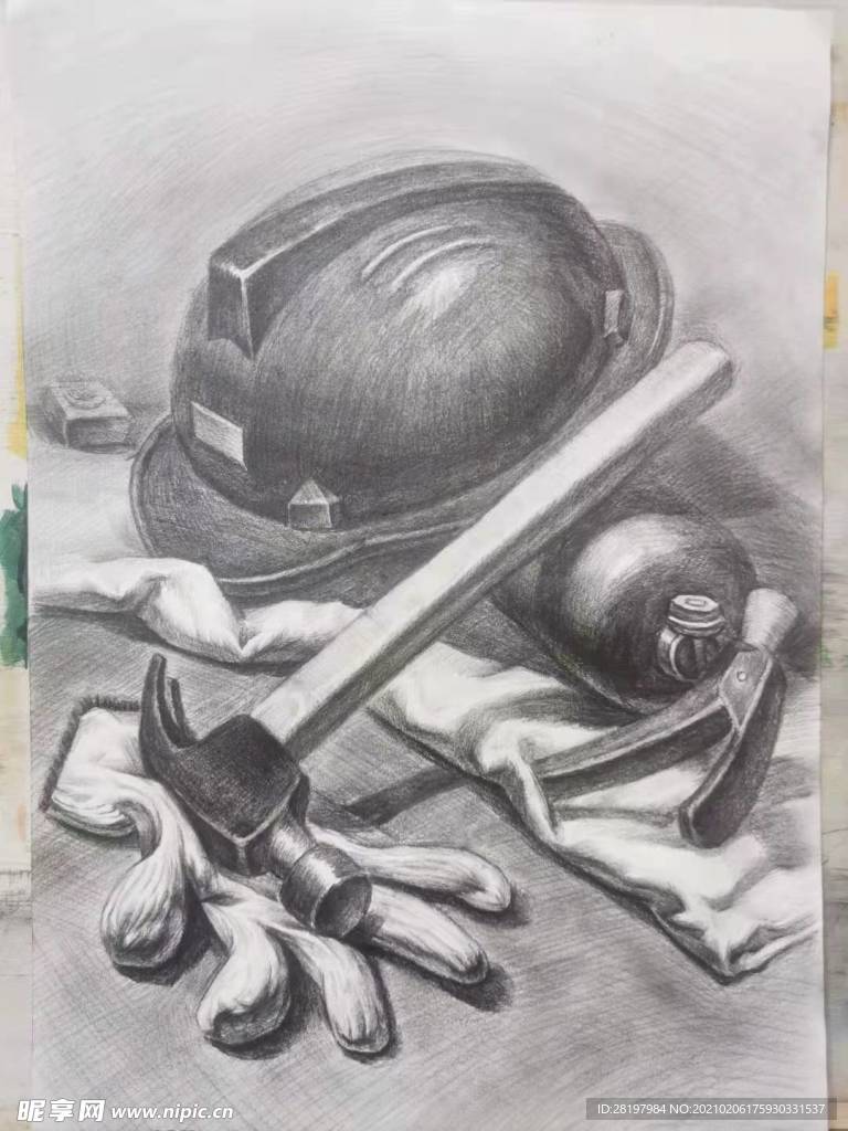 素描静物组合