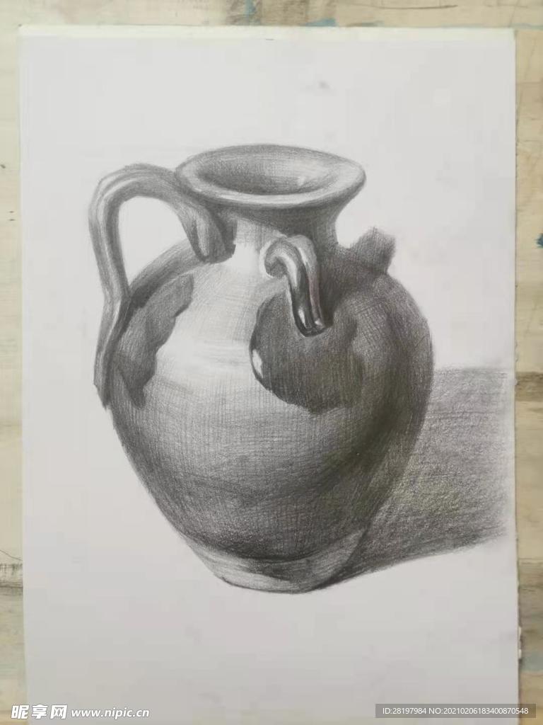 素描罐子