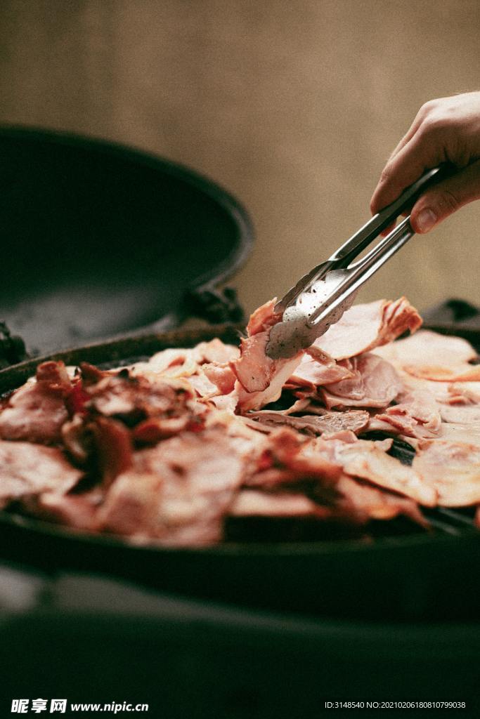 西式中式烤肉图