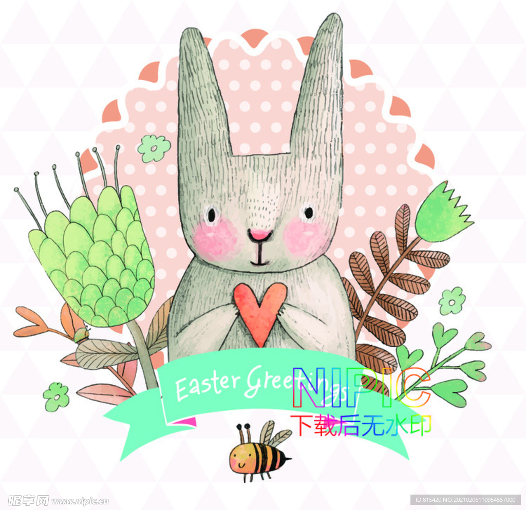 可爱母婴eps背景图