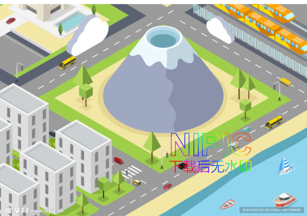 2.5d建筑ai矢量格式