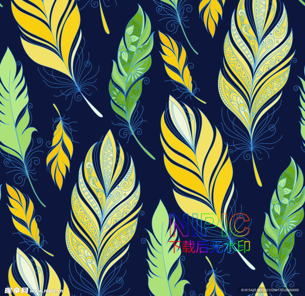 民族花纹eps背景