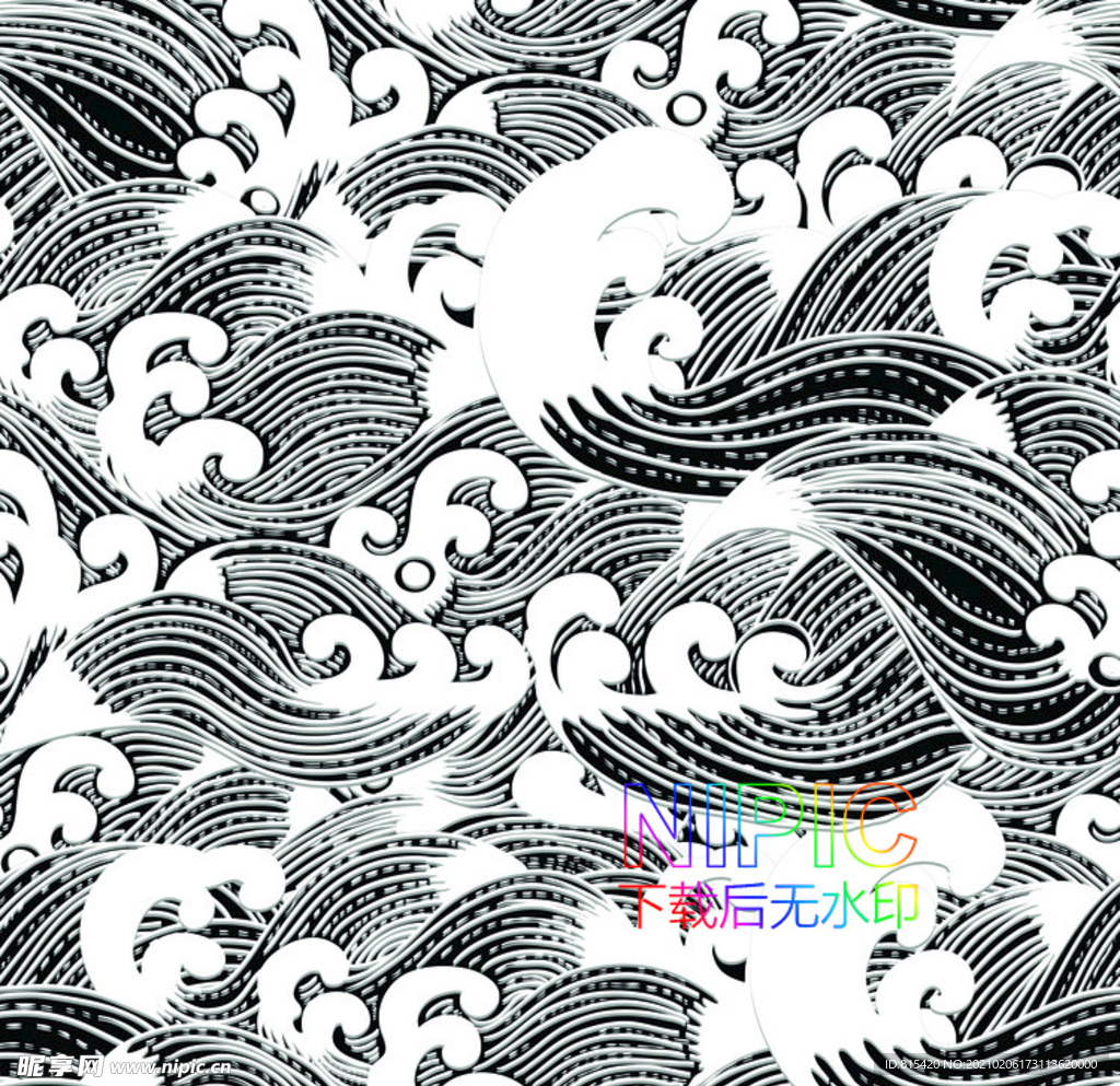 印花桌布eps矢量图