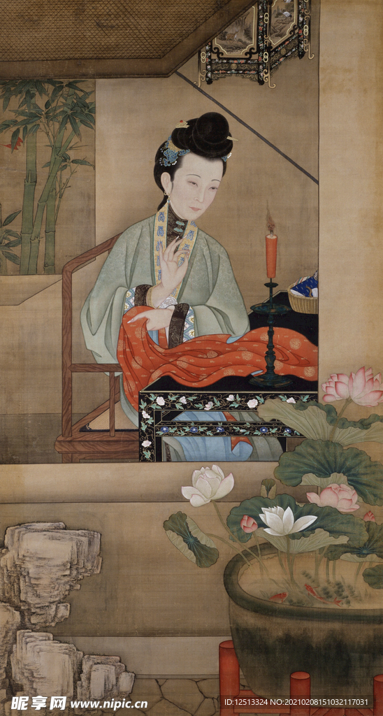 雍正十二美人图