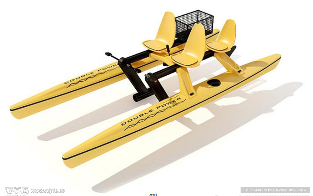 3dmaxC4D模型游艇