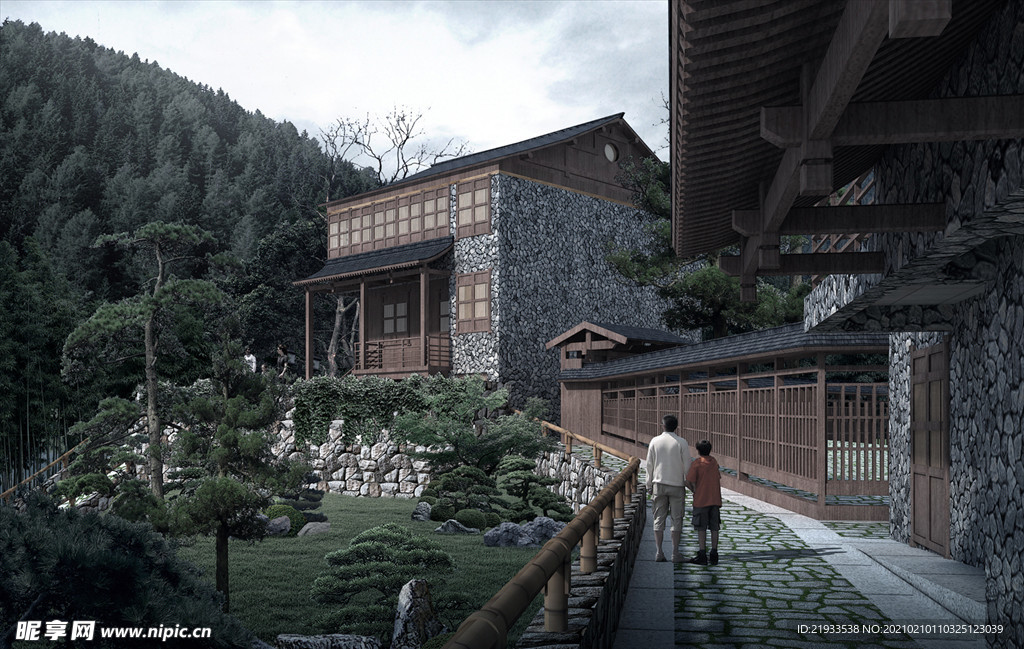 乡村改造乡建商业街建设松树