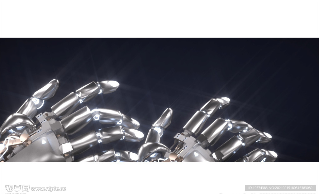 C4D模型科技机械机器手