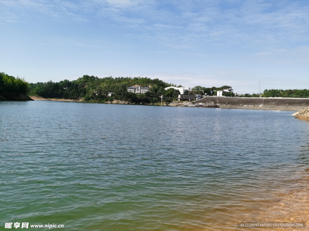 益塘水库湖景