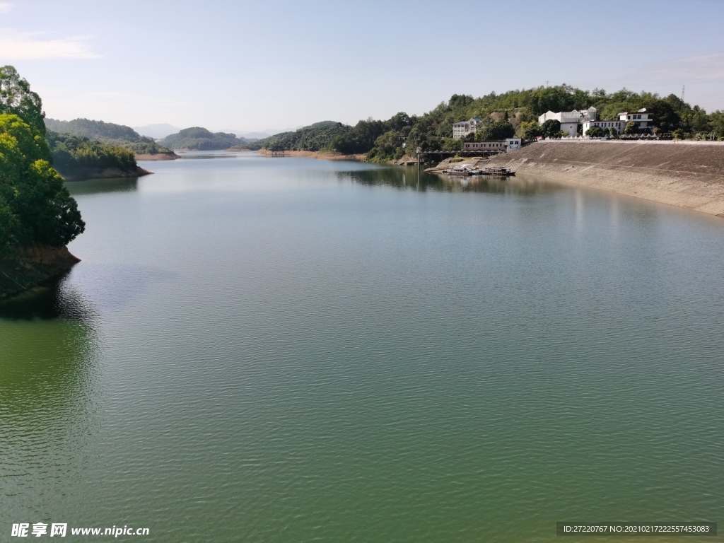 益塘水库  湖景