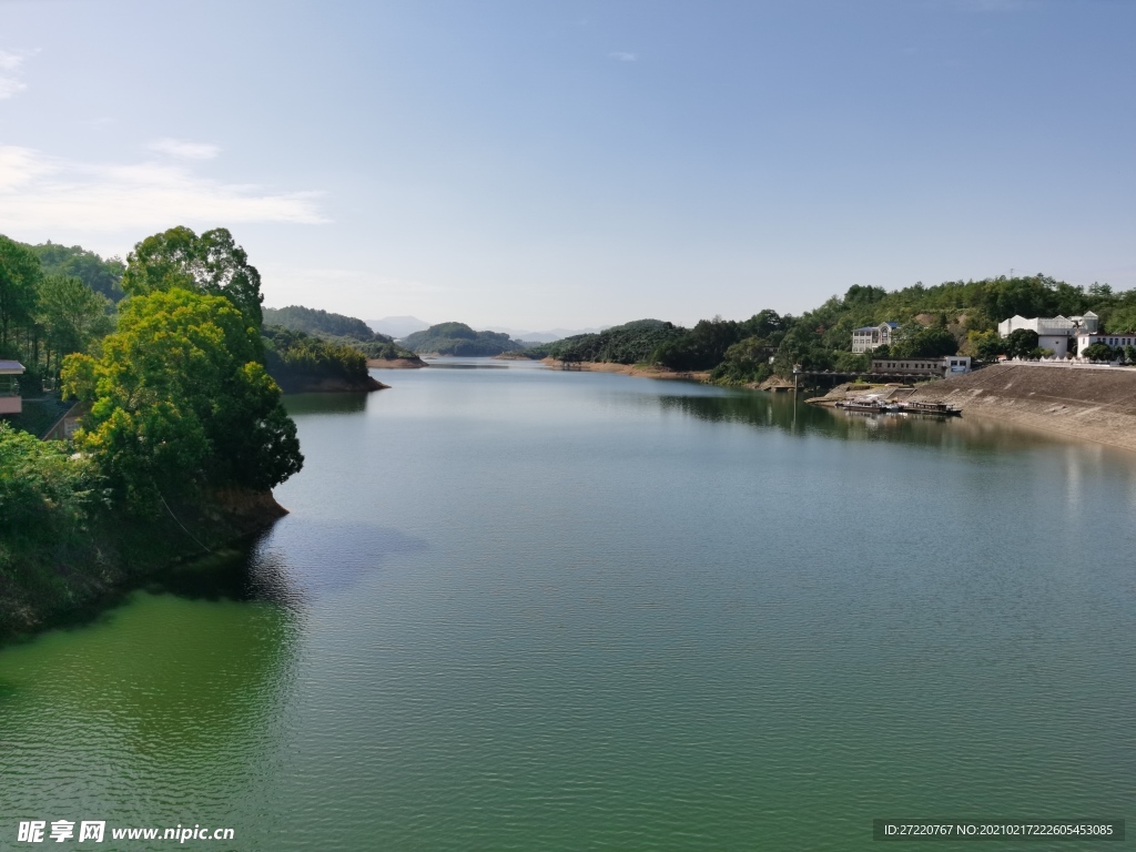 益塘水库  湖光风景
