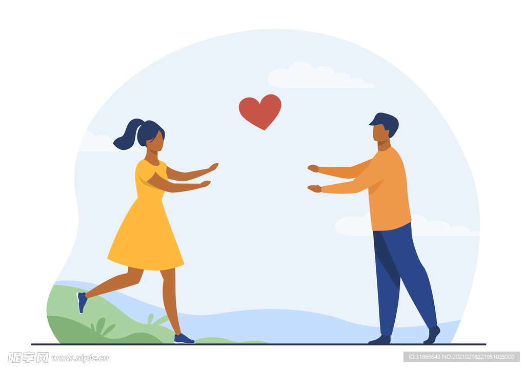 人物插图 扁平办公矢量