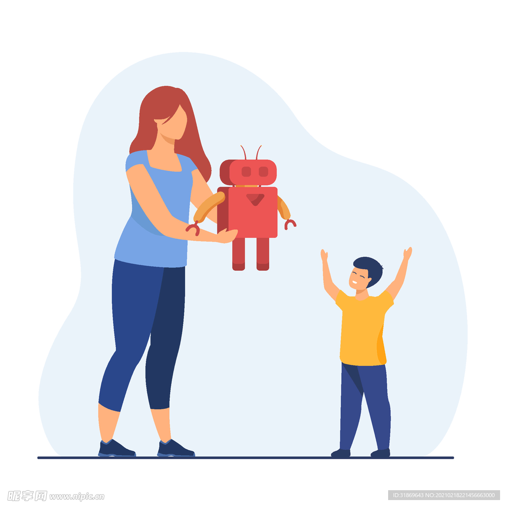 人物插图 扁平办公矢量