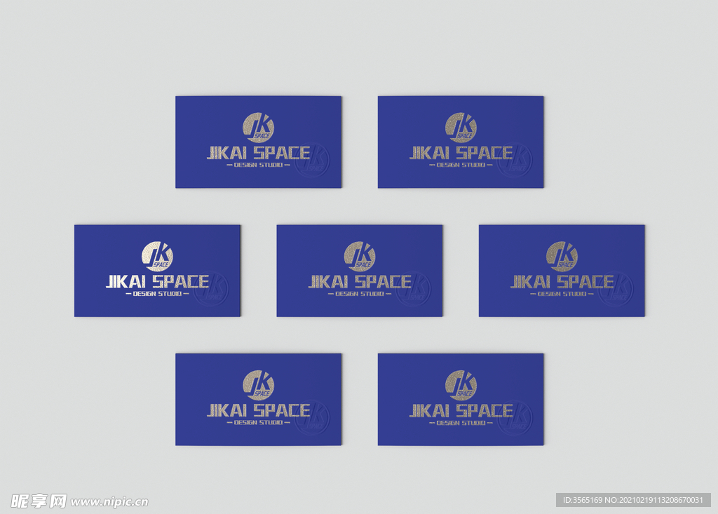 商业名片样机模型PSD智能贴图