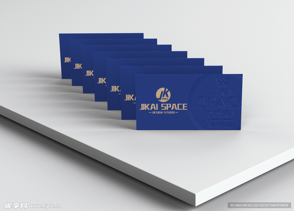 商业名片样机模型PSD智能贴图