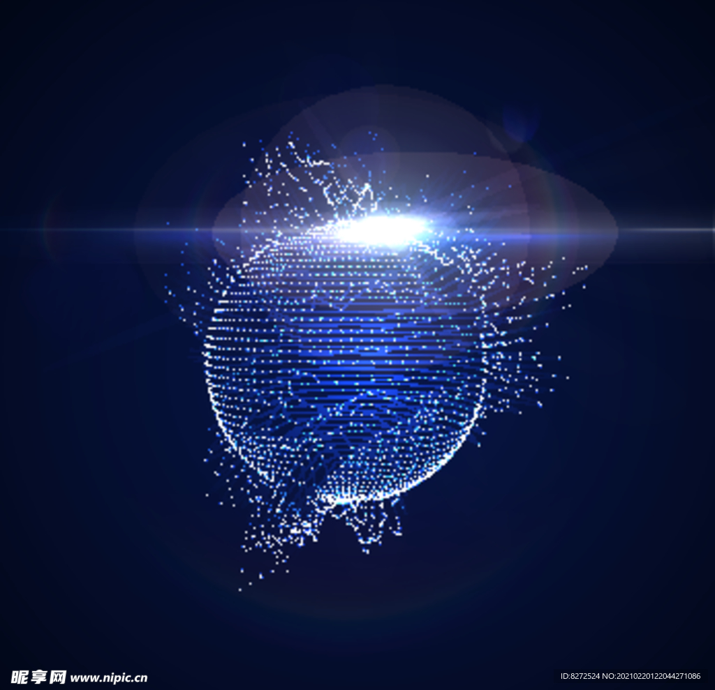 科技抽象化背景