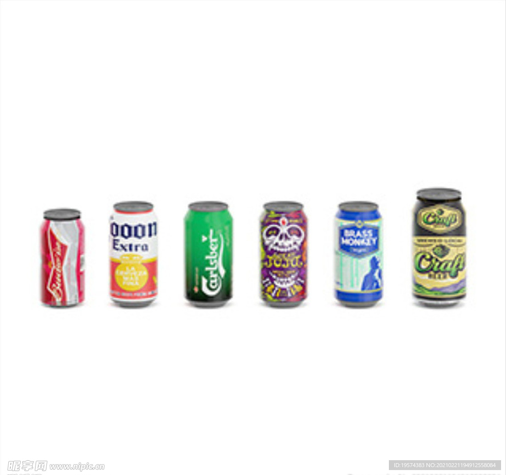 C4D模型易拉罐饮料