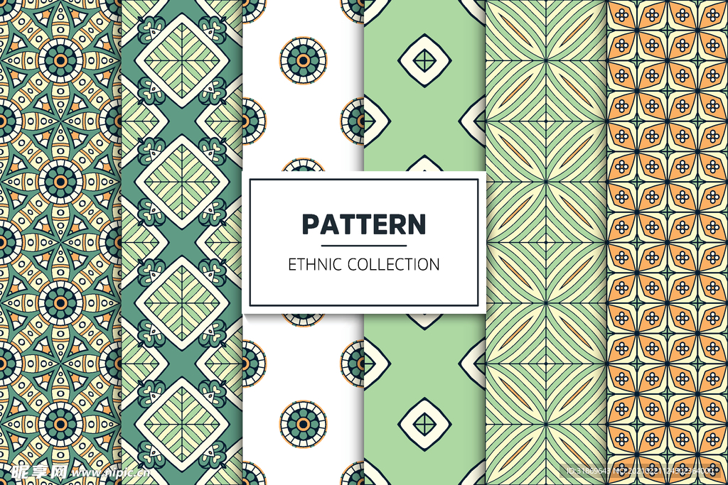 花纹图案 无缝印花