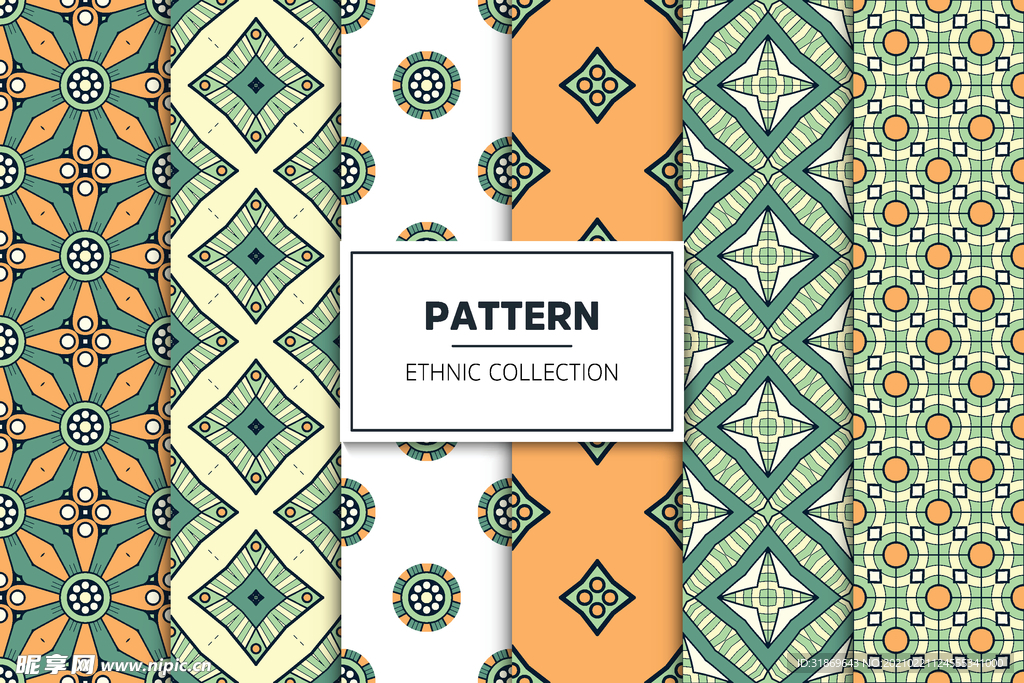 花纹图案 无缝印花