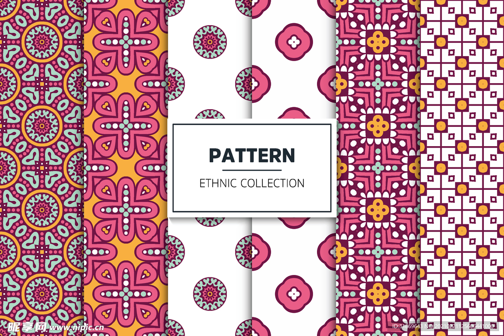 花纹图案 无缝印花