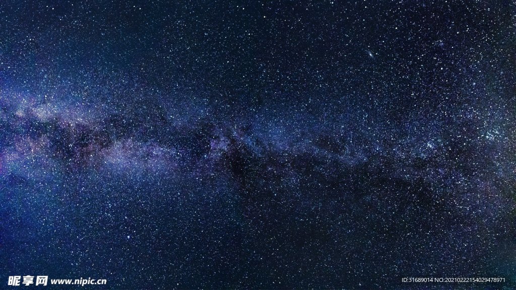 银河星空夜晚背景