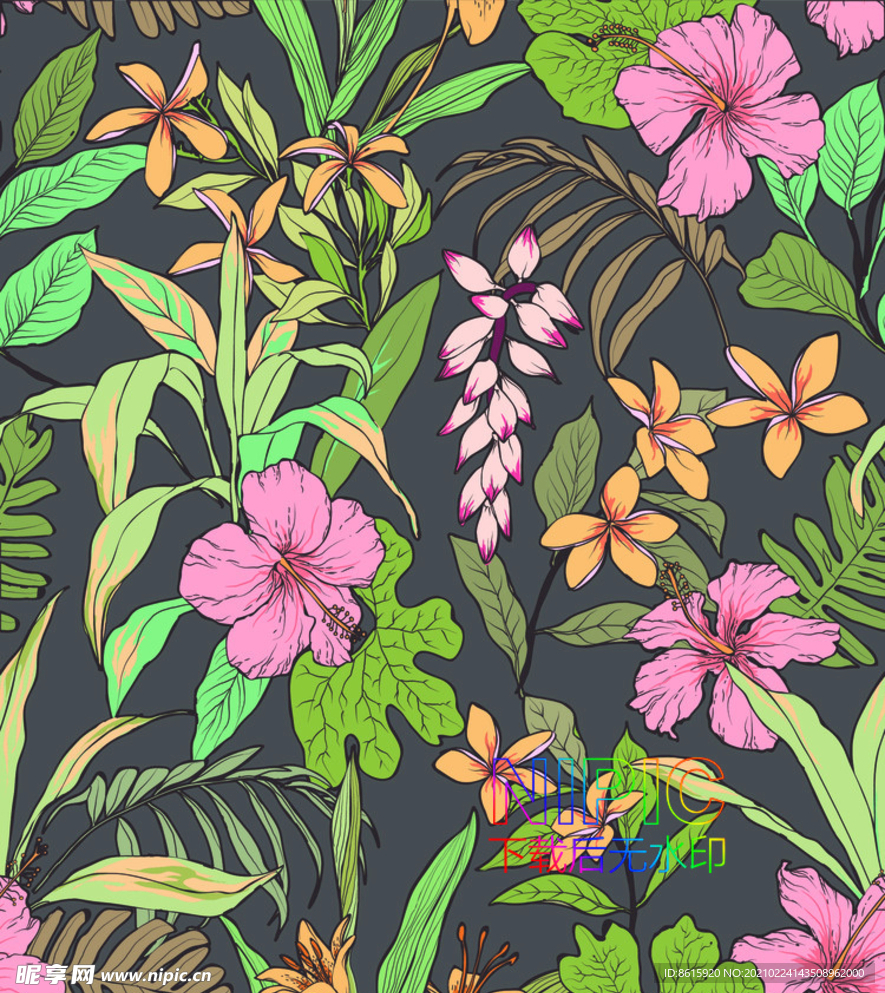 服装印花eps背景图